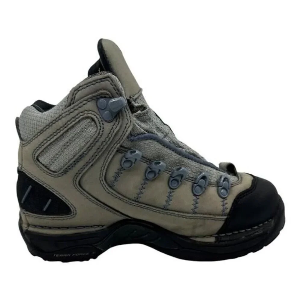 Danner Women's  US Sz. 7.0 453 GTX Blue/Grey Lace Up Hiking Boots Preowned 45385